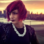 French singer Cocovan on a Brooklyn rooftop - NY 2013
