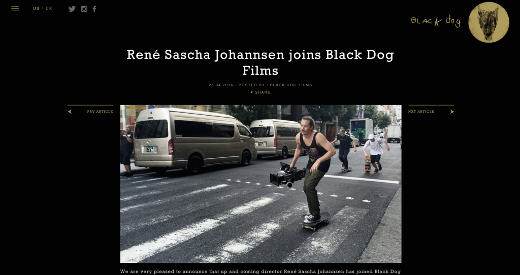 René Sascha Johannsen joins Black Dog